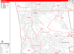 Red Line Map Example